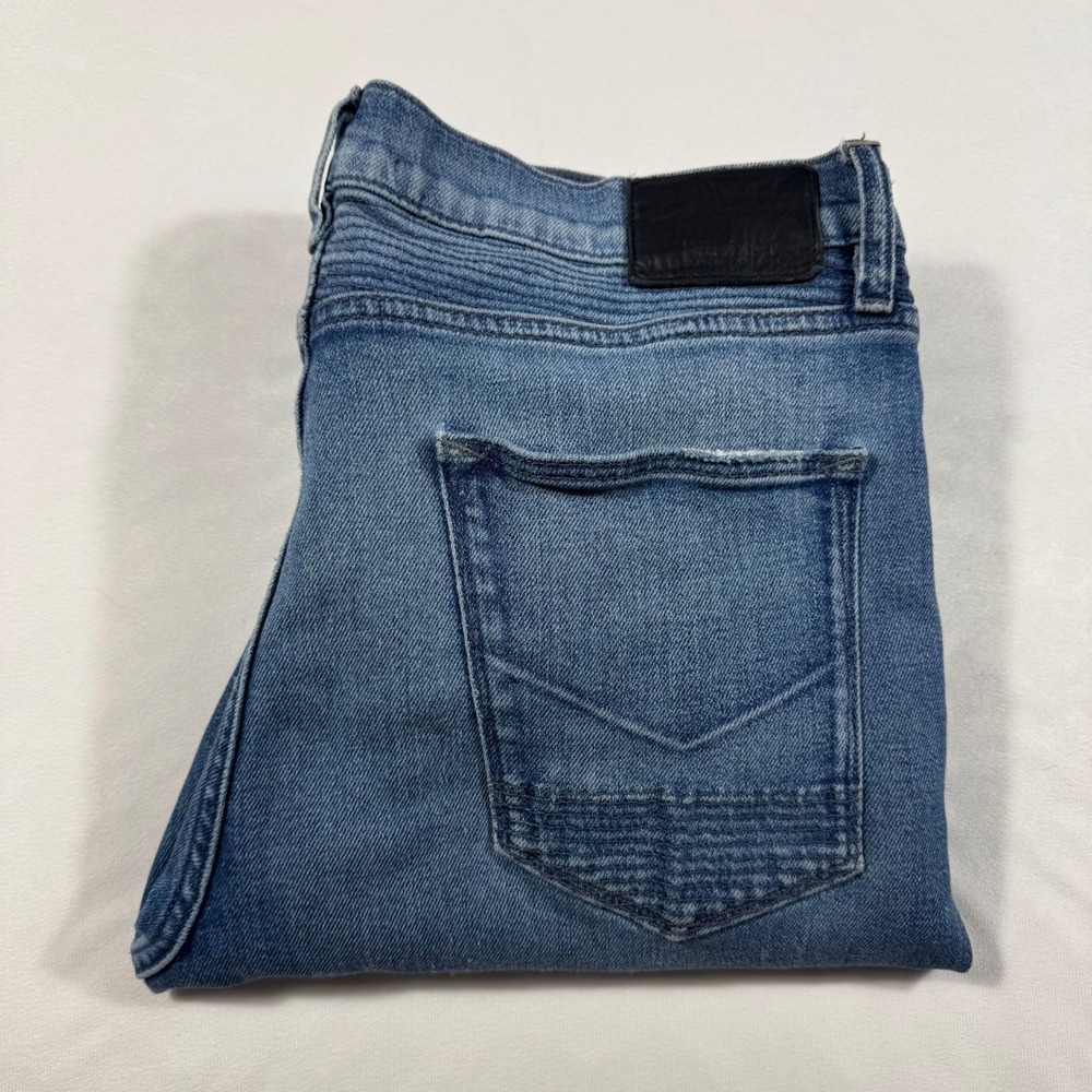 Hudson Los Angeles Blinder Biker Jeans Mens Size 34x33 Distressed Denim‎